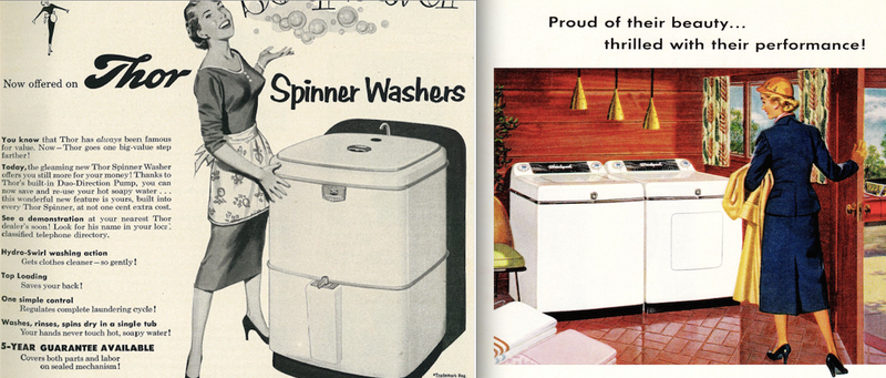 Illustration for article titled According to Advertising, the 1950s Woman Wanted to Fuck Her Appliances